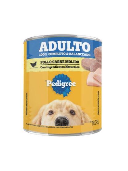 ALIMENTO HUMEDO PARA PERRO PEDIGREE POLLO LATA 625 GR