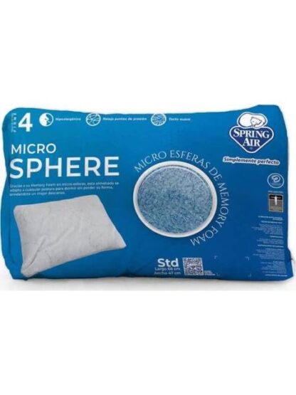 ALMOHADA DE MICROESPERAS MEMORY BLANCO SPRING AIR - Image 3