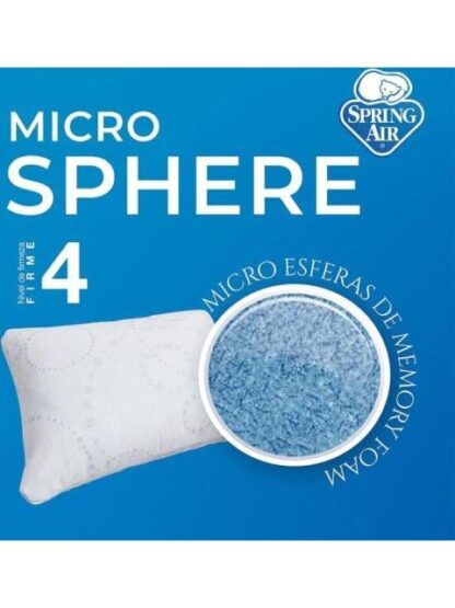 ALMOHADA DE MICROESPERAS MEMORY BLANCO SPRING AIR - Image 4