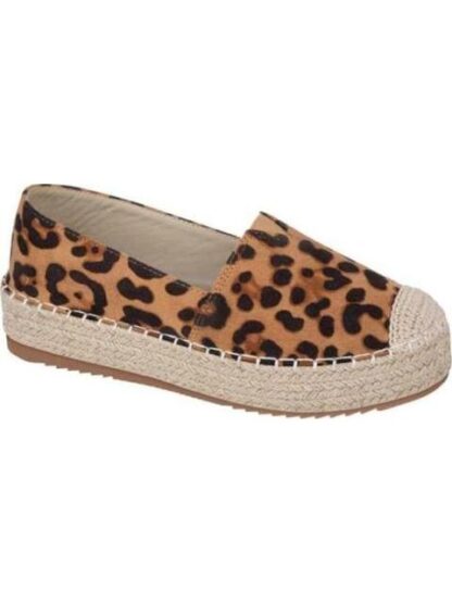 ALPARGATA ANIMAL PRINT CAMEL SHOSH