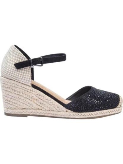 ALPARGATA CON PEDRERIA NEGRO SHOSH