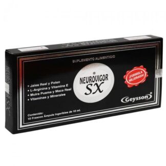 AMP. NEUROVIGOR SX C 10 (NEGRA) JALEA REAL Y POLENL-ARGININA Y VI GEYSSON