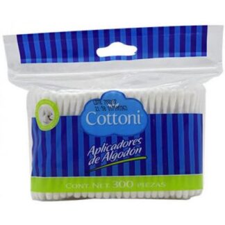 APLICADOR DE ALGODON 300 PZAS COTTONI