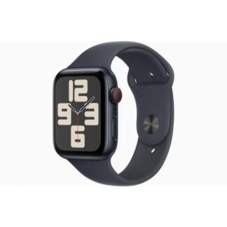 APPLE WATCH SE GPS + CELLULAR CAJA DE 44 MM ALUMINIO COLOR MEDIANOCHE CORREA DEPORTIVA S-M COLOR NEGRO