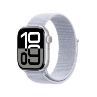 APPLE WATCH SERIES 10 GPS + CELLULAR CAJA DE 42 MM ALUMINIO COLOR PLATA CORREA LOOP DEPORTIVA COLOR AZUL