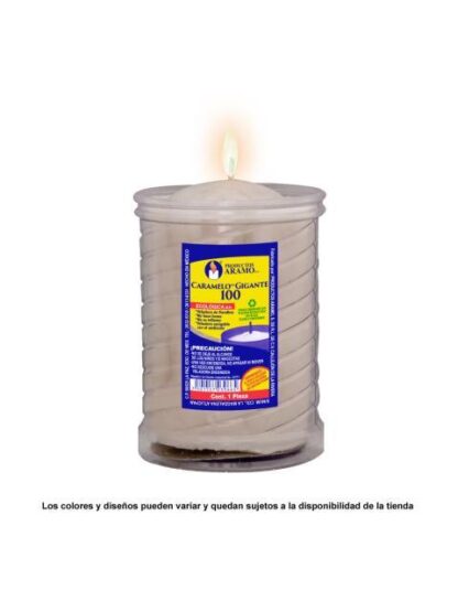 ARAMO VELADORA CARAMELO GIGANTE #100