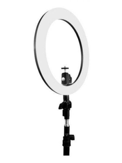 GAME FACTOR ARO DE LUZ LED PARA CELULAR CON TRIPIE LRG300 10 FRIO-NEUTRO-CALIDO NEGRO - Image 2