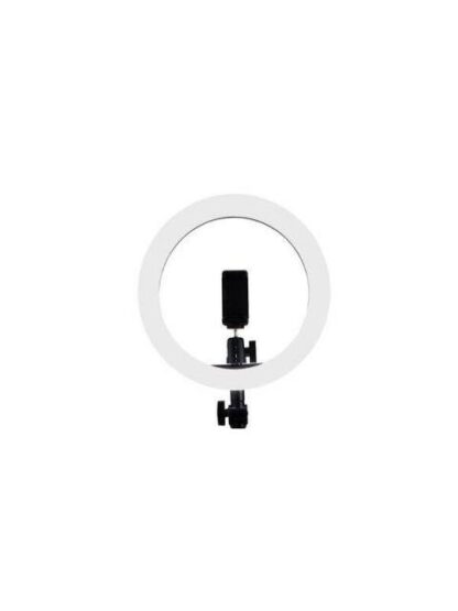 GAME FACTOR ARO DE LUZ LED PARA CELULAR CON TRIPIE LRG300 10 FRIO-NEUTRO-CALIDO NEGRO - Image 5