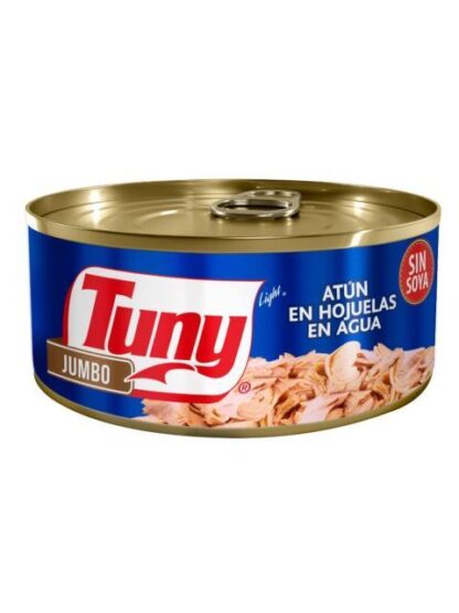 ATUN LIGHT JUMBO EN AGUA TUNY 295 GR