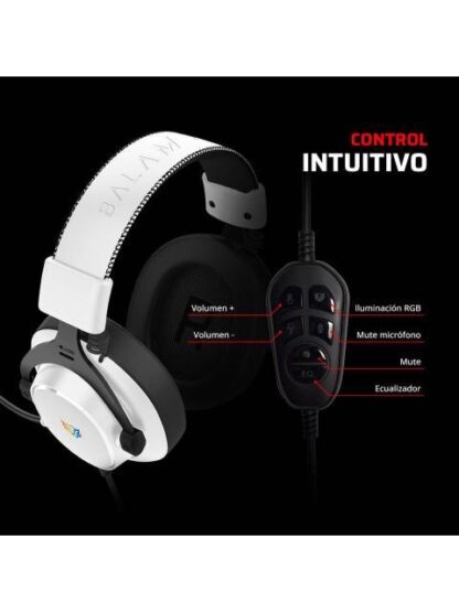 AUDIFONOS GAMER ALAMBRICO AVIATOR EXPERT HA777 BALAM RUSH LEGEND SERIES SONIDO ENVOLVENT ALTA VOCES 53MM MICROFONO OMNIDIRECCIONAL DESMONTABLE - Image 4