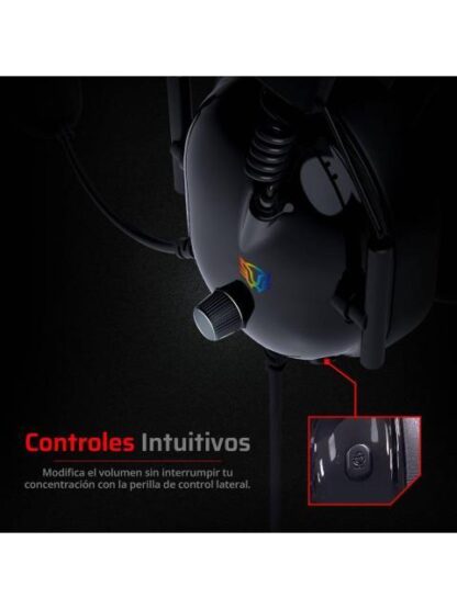 AUDIFONOS GAMER ALAMBRICO AVIATOR LEVEL HA757 BALAM RUSH LEGEND SERIES SONIDO ENVOLVENT MICROFONO OMNIDIRECCIONAL - Image 4