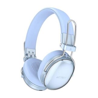 AUDIFONOS INALAMBRICOS BLUETOOTH LUXE CHIC HP710 ACTECK ELITE SERIES DURACION DE BATERIA HASTA 30H COLOR AZUL. AC940917