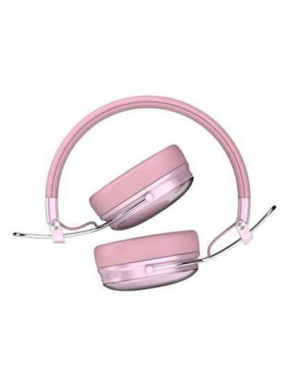 AUDIFONOS INALAMBRICOS BLUETOOTH LUXE CHIC HP710 ACTECK ELITE SERIES DURACION DE BATERIA HASTA 30H COLOR ROSA. AC940900 - Image 2