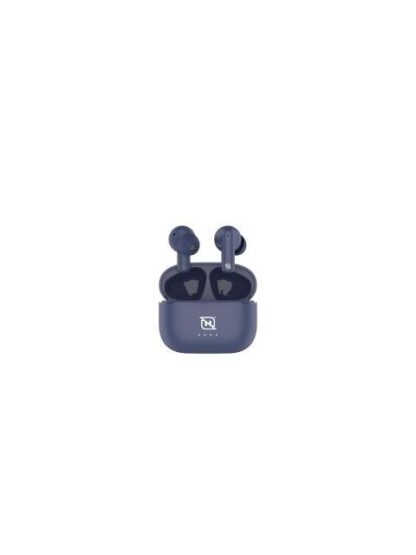 AUDIFONOS INEAR NTWS103 BLUETOOTH 5.3 TWS SUPER BASS MANOS LIBRES HASTA 5 HRS DE DURACION 4 INDICADORES DE CARGA EN DOCK AZUL
