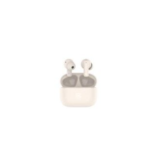 AUDIFONOS INEAR NTWS103 BLUETOOTH 5.3 TWS SUPER BASS MANOS LIBRES HASTA 5 HRS DE DURACION 4 INDICADORES DE CARGA EN DOCK BEIGE