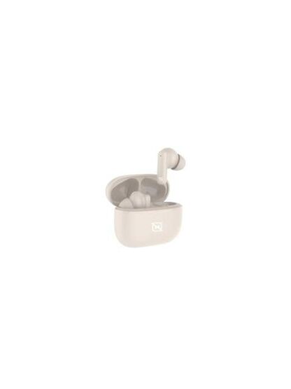 AUDIFONOS INEAR NTWS103 BLUETOOTH 5.3 TWS SUPER BASS MANOS LIBRES HASTA 5 HRS DE DURACION 4 INDICADORES DE CARGA EN DOCK BEIGE - Image 2