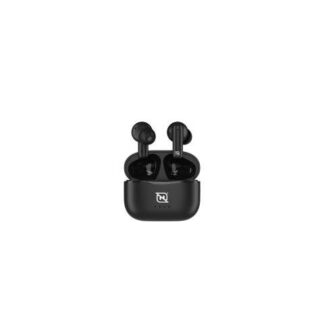 AUDIFONOS INEAR NTWS103 BLUETOOTH 5.3 TWS SUPER BASS MANOS LIBRES HASTA 5 HRS DE DURACION 4 INDICADORES DE CARGA EN DOCK NEGRO