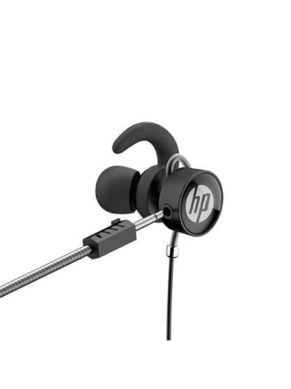AUDIFONOS NEGRO HP DHE7004 STEREO DEEP BASS CON MICROFONO PLAY-PAUSA AVANZAR ENTRADA AUXILIAR 3.5MM - FUNCION MANOS LIBRES PARA HABLAR POR CELULAR - Image 2