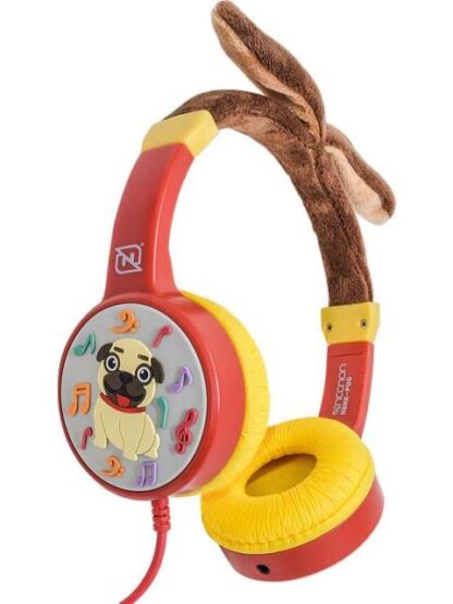 AUDIFONOS ONEAR ALAMBRICOS KIDS VOLUMEN SEGURO A 95DB 3.5 MML SALIDA AUDIO 3.5MML HIPOALARGENICO NO TOXICO PUG ROJO