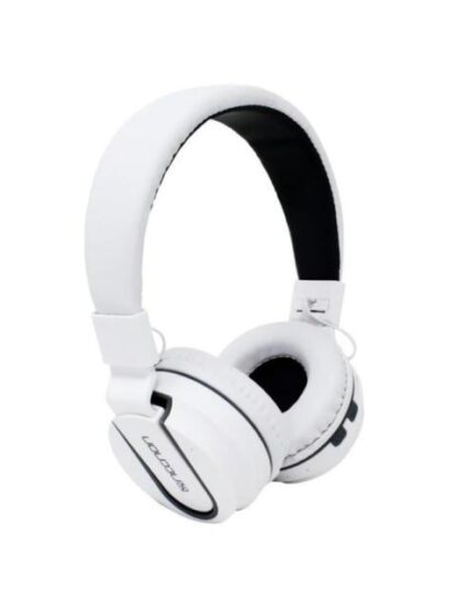 AUDIFONOS OVEREAR BLUETOOTH NBH05 MEGA BASS RADIO FM MICRO SD 3.5MML MANOS LIBRES RUBBERIZED BLANCO