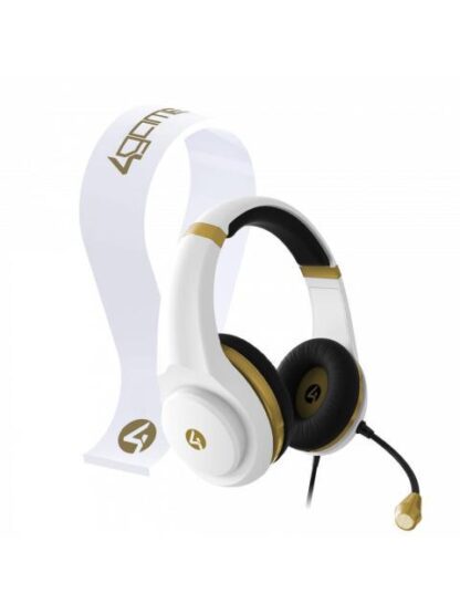 AURICULARES PARA JUEGOS 4GAMERS XPGOLDRWHT4G (COLOR BLANCODORADO) - Image 3
