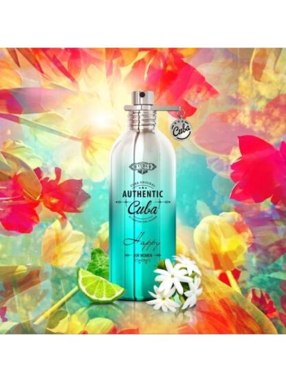 AUTHENTIC CUBA HAPPY DAMA DES CHAMPS 100 ML EDP SPRAY - Image 2