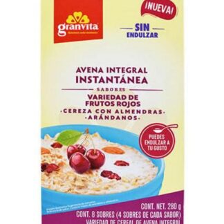 AVENA INSTANTANEA VARIEDAD DE FRUTOS ROJOS 280 G GRANVITA