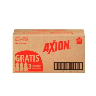 AXION LAVATRASTES LIQ LIMON CAJA 12 PZ 280 ML + 3 PIEZAS GRATIS