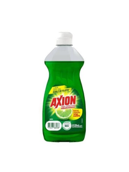 AXION LAVATRASTRES LIQUIDO LIMON 220 ML