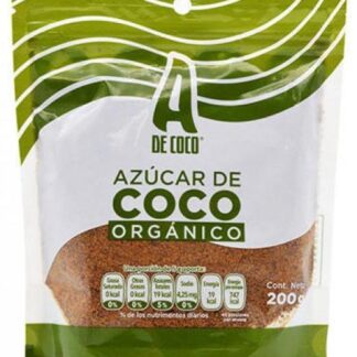 AZUCAR DE COCO 200 G A DE COCO