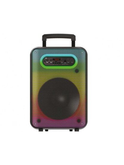 BAFLE KARAOKE NECNON BLUETOOTH 12 PULGADAS NB12F TWS INCLUYE MICROFONO ALAMBRICO CONTROL REMORO