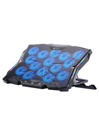 BALAM RUSH BASE ENFRIADORA EOLOX FROST EF740 PARA LAPTOP 17 CON 15 VENTILADORES NEGRO