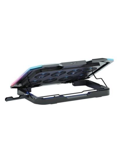 BALAM RUSH BASE ENFRIADORA EOLOX FROST PRO EF760 PARA LAPTOP 17 CON 8 VENTILADORES NEGRO - Image 2