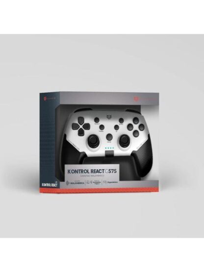 BALAM RUSH GAMEPAD KONTROL REACT G575 INALAMBRICO BLUETOOTH NEGRO-BLANCO - Image 4
