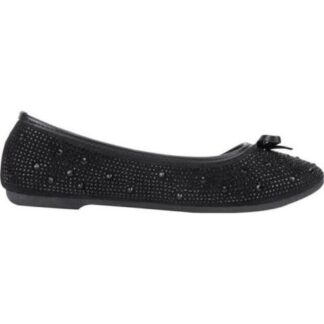 BALLERINA CON PEDRERIA NEGRO SHOSH