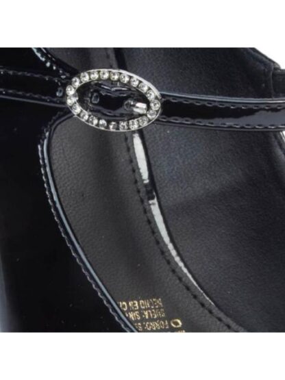 BALLERINA TACON MEDIO CON HEBILLAS NEGRO VI LINE FASHION - Image 6