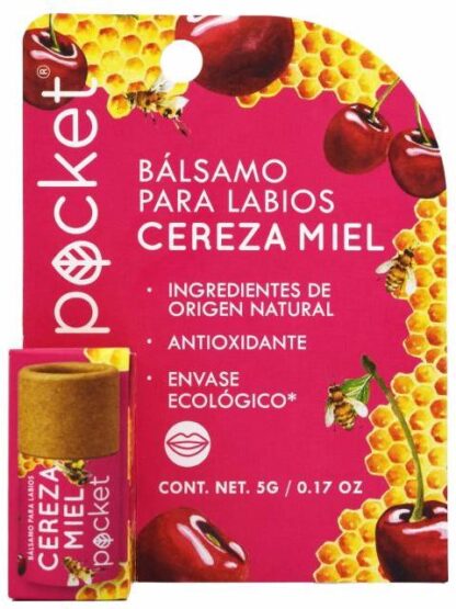 BALSAMO PARA LABIOS CEREZA MIEL 5 G POCKET