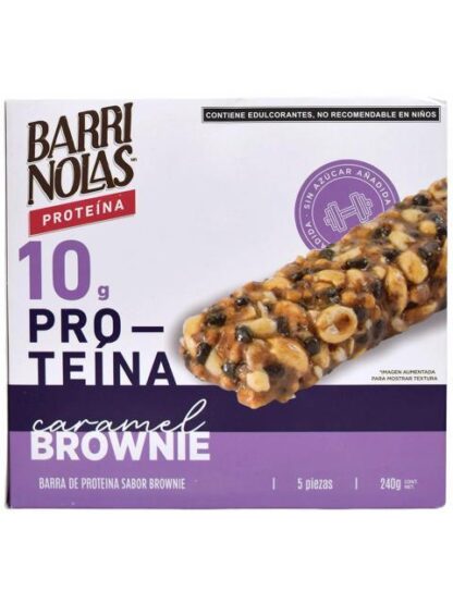 BARRA CARAMEL BROWNIE 240 G BARRINOLAS P 5