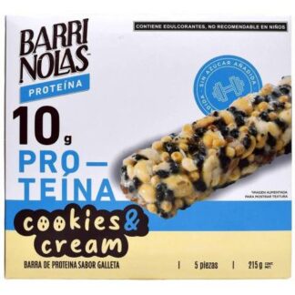 BARRA COOKIES AND CREAM 215 G BARRINOLAS P 5