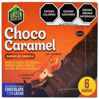 BARRA DE GRANOLA CON CARAMELO Y CHOCOLATE 180 G GREEN MOUNTAIN P 6