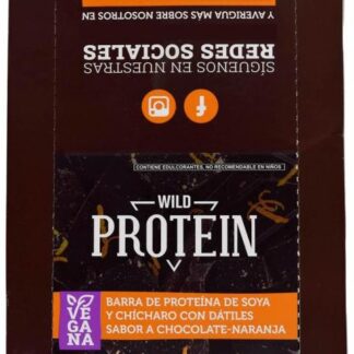BARRA DE PROTEINA CHOCOLATE NARANJA 720 G WILD PROTEIN P 16