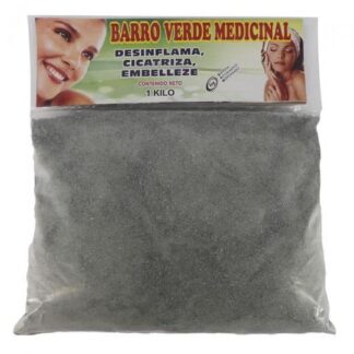 BARRO VERDE MEDICINAL 1KG.DESINFLAMACICATRIZAEMBELLEZE MAYAMEX