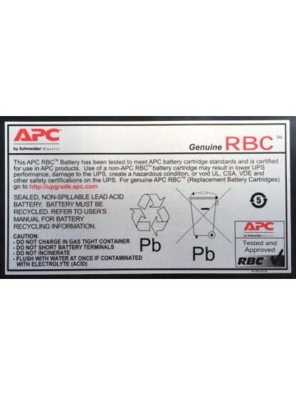 APC BATERIA DE REEMPLAZO PARA UPS CARTUCHO #124 RBC124 - Image 7