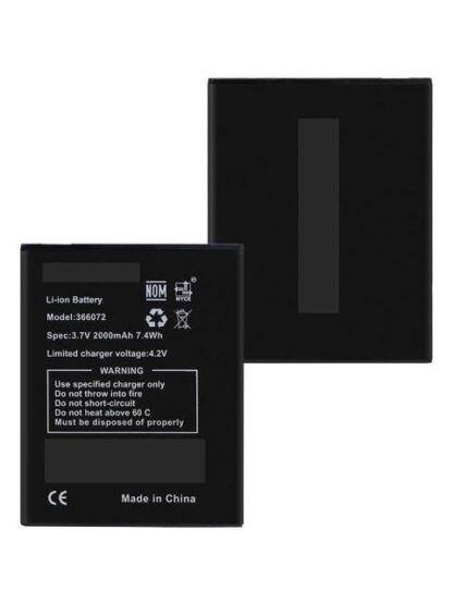 BATERIA PILA COMPATIBLE CON VERYKOOL 366072 2000MAH