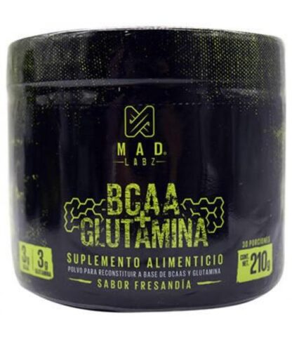 BCAA MAS GLUTAMINA FRESANDIA 210 G MAD LABZ