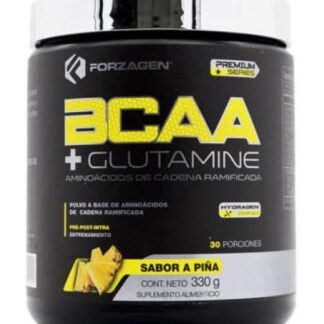 BCAA MAS GLUTAMINA SABOR PIÑA 330 G FORZAGEN