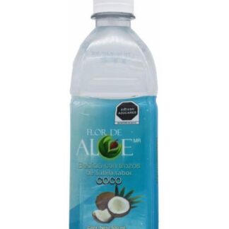 BEBIDA CON TROZOS DE SABILA COCO 500 ML FLOR DE ALOE