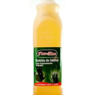 BEBIDA DE SABILA CUACHALALATE NOPAL 1 L FLOR DE ALOE