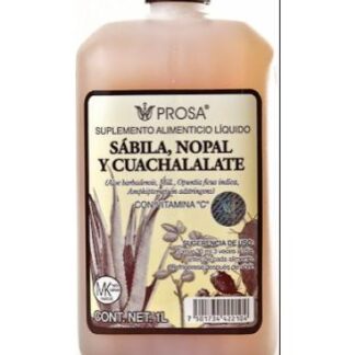 BEBIDA DE SABILA NOPAL Y CUACHALALATE 1 L PROSA