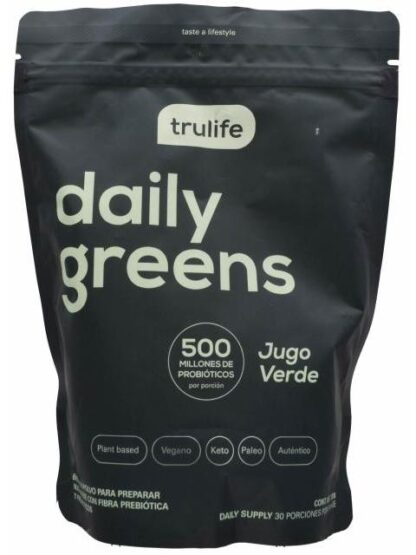 BEBIDA EN POLVO JUGO VERDE PROBIOTICOS 300 G TRULIFE